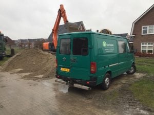 Bestrating en drainage aanleg Den Hoorn