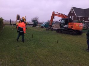 Bestrating en drainage aanleg Den Hoorn