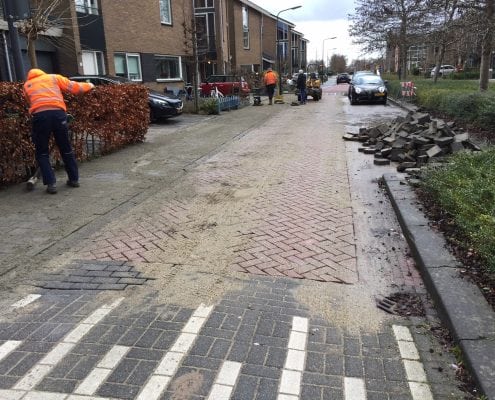 Hoflaan renovatie straatwerk