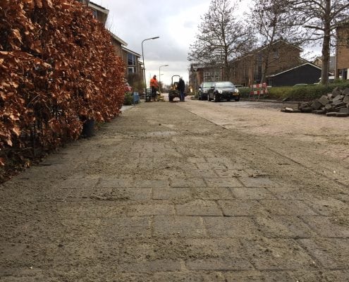 Hoflaan renovatie straatwerk