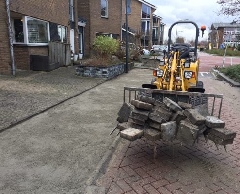Hoflaan renovatie straatwerk
