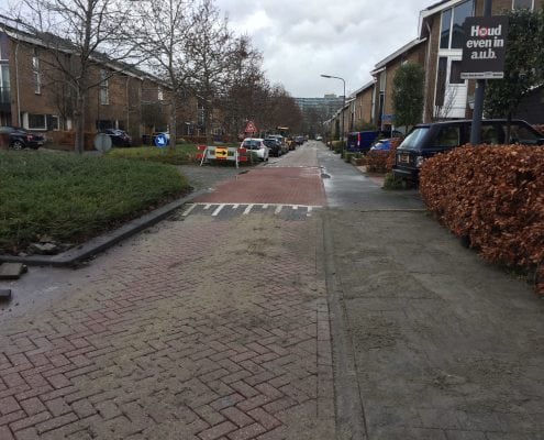 Hoflaan renovatie straatwerk